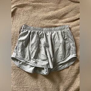 Nike Women's Light Gray Athletic Shorts